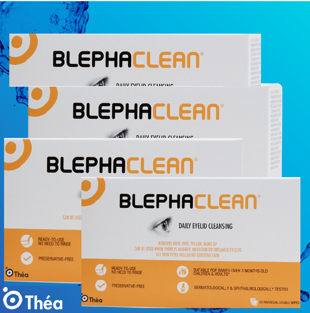 BLEPHACLEAN- wipes for the daily hygiene of eyelids X4